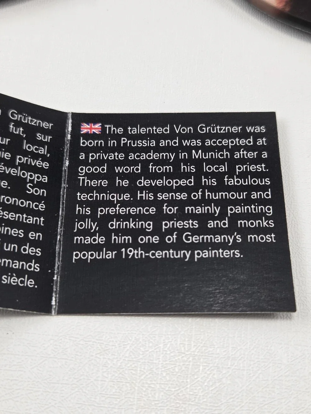 Parastone Mouseion Eduard von Grützner Priests Drinking Glass Coaster Set, IOB